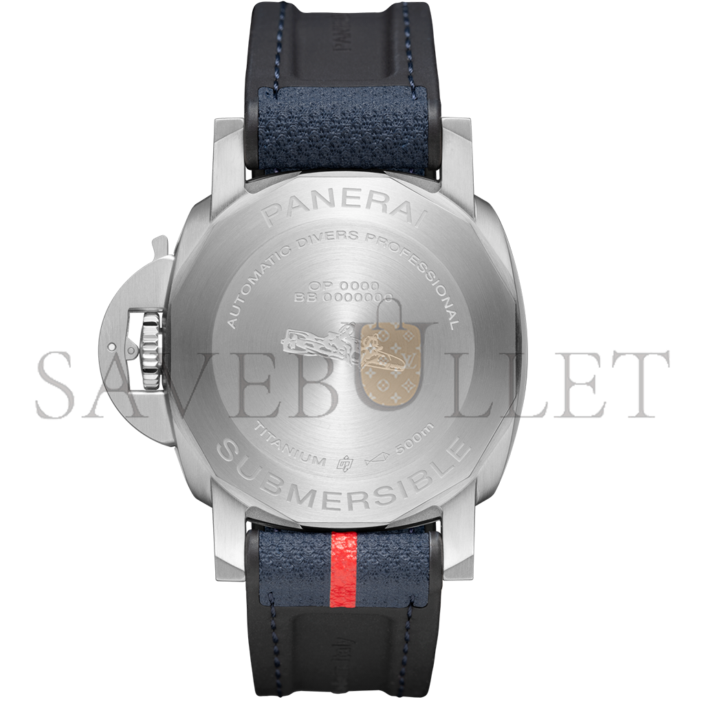 PANERAI SUBMERSIBLE GMT LUNA ROSSA TITANIO PAM01507